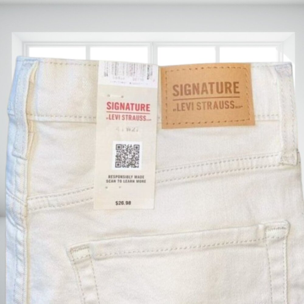 Levi’s Signature Heritage High Rise Loose Crop Jeans Women’s Size 4 / W27 NWT - Picture 5 of 9